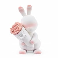 [ROSEONLY] プリザーブドフラワー　ラビット＆ローズ　ウサギ＆バラ ROSEONLY] プリザーブドフラワー ラビット＆ローズ ウサギ＆バラ